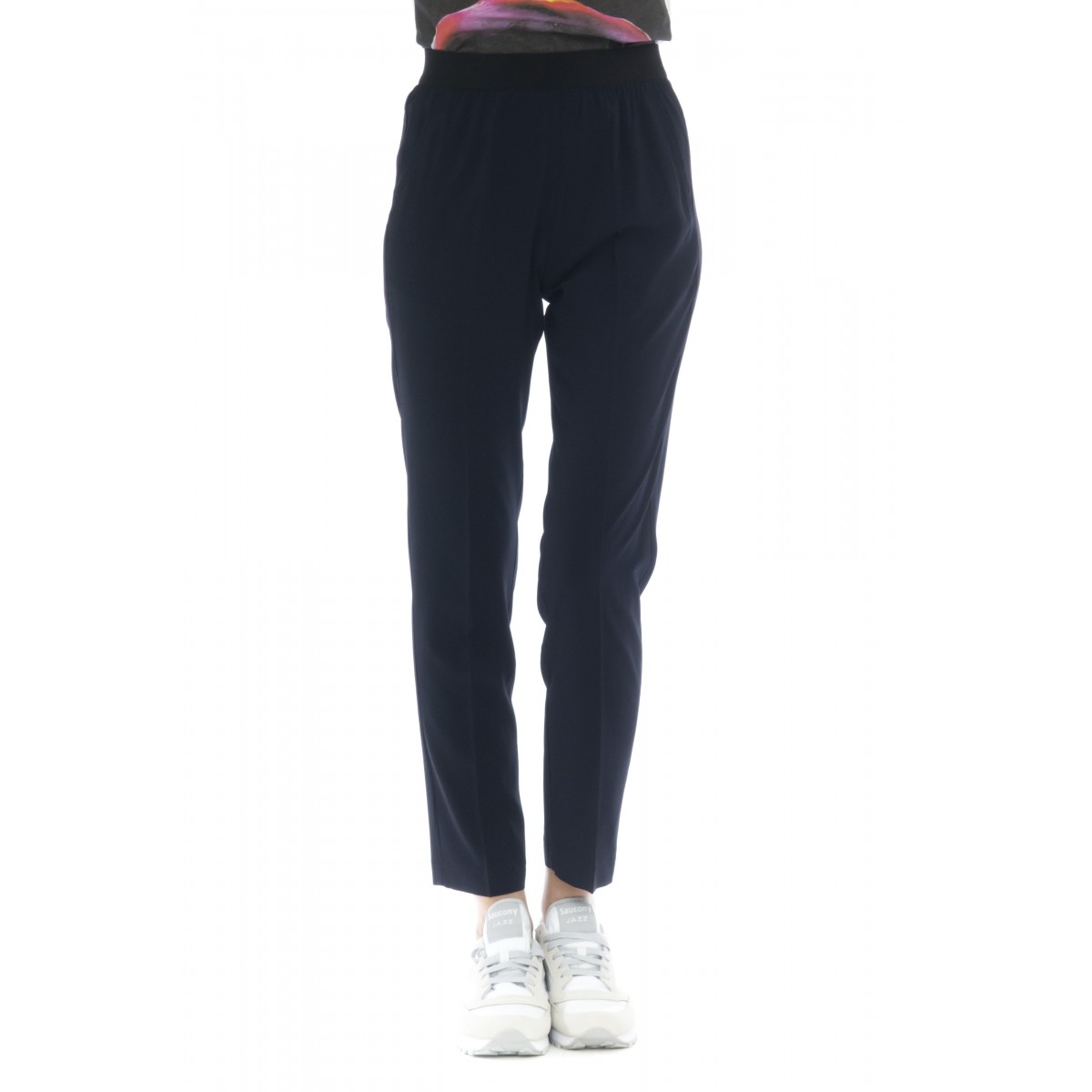 Pantalone Donna Jucca - J4101 Pantalone Sigaretta Elastico Vito | Bertamini  Shop