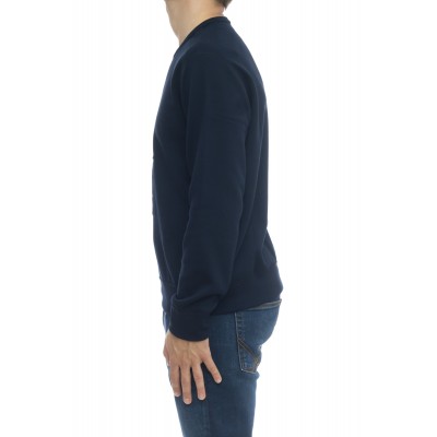 Felpa uomo - 766862 felpa giro maxi logo Felpa uomo - 766862 felpa giro maxi logo