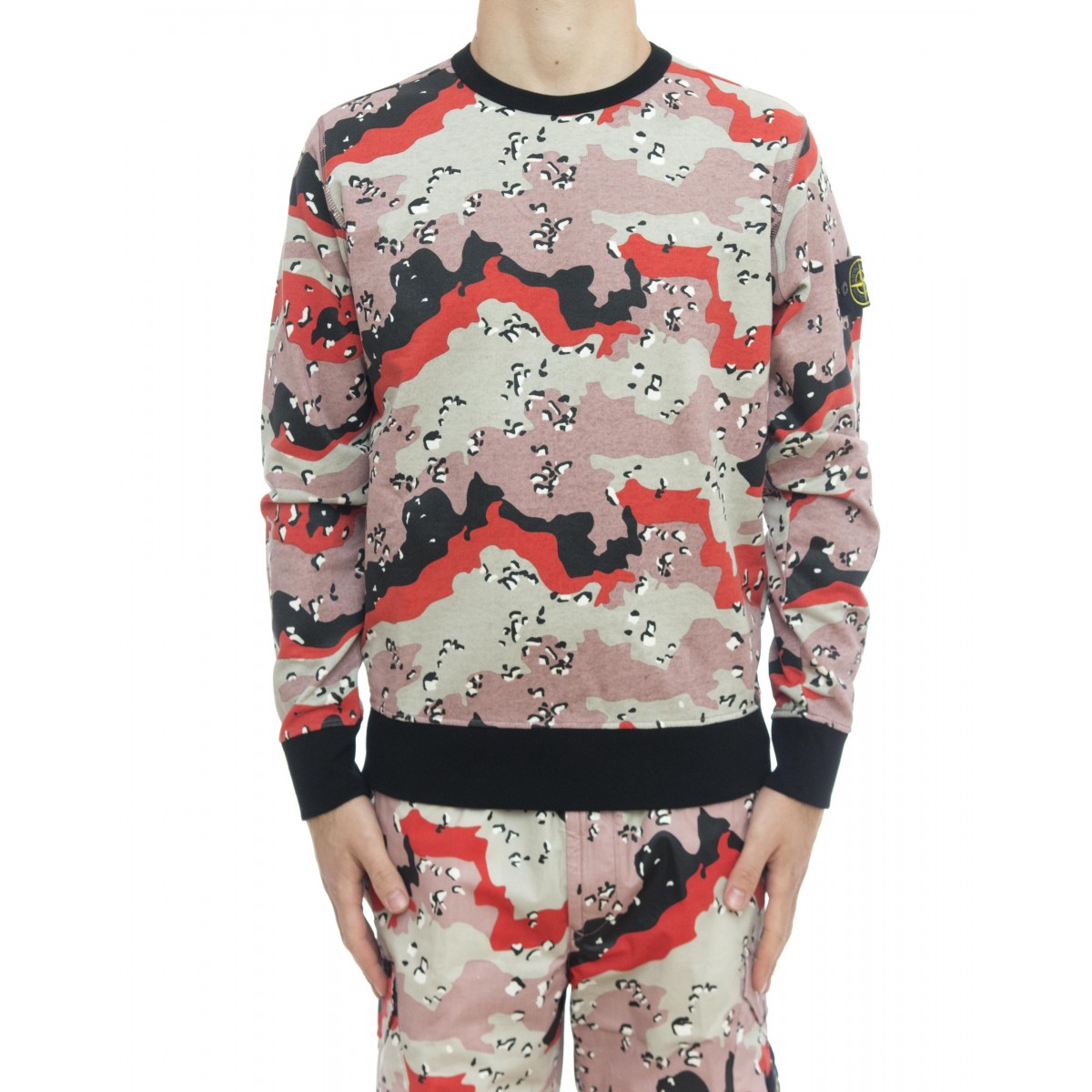 Giubbini - 605e6 felpa desert camu Giubbini - 605e6 felpa desert camu