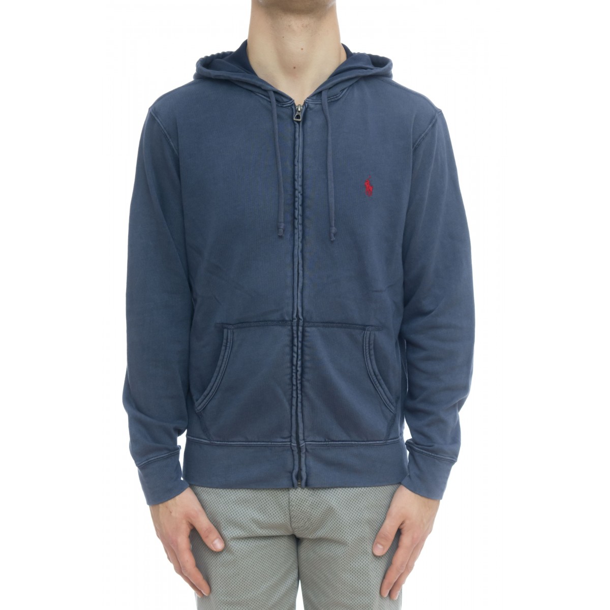 Felpa uomo - 706348 felpa aperta cappuccio leggera Felpa uomo - 706348 felpa aperta cappuccio leggera