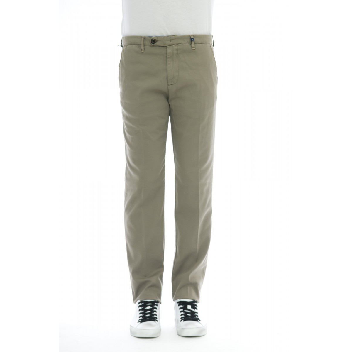Pantalone uomo - 10l 88 slim cotone operato light Pantalone uomo - 10l 88 slim cotone operato light