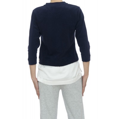 Felpa Virtus Palestre - 504 Ev03 Felpa Cinigklia + Seta | Bertamini Shop