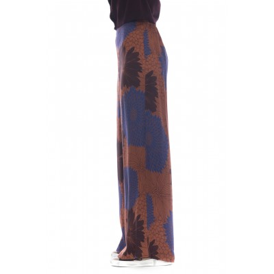 Pantalone Donna Niu - 215t19 Pantalone Viscosa Stampata | Bertamini Shop