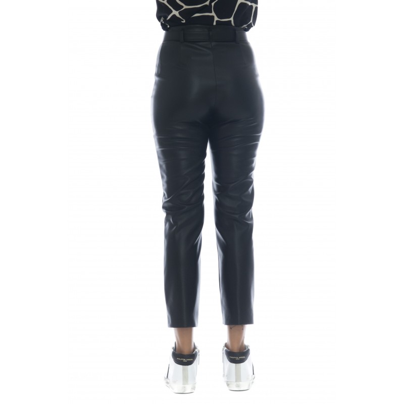 Pantalone Donna Jucca - J4041 Pantalone Eco Pelle | Bertamini Shop