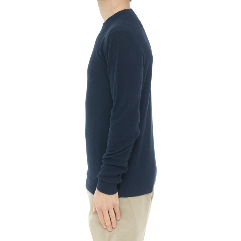 T-shirt bianca in maglia di spugna per uomo | MaisonBorracci