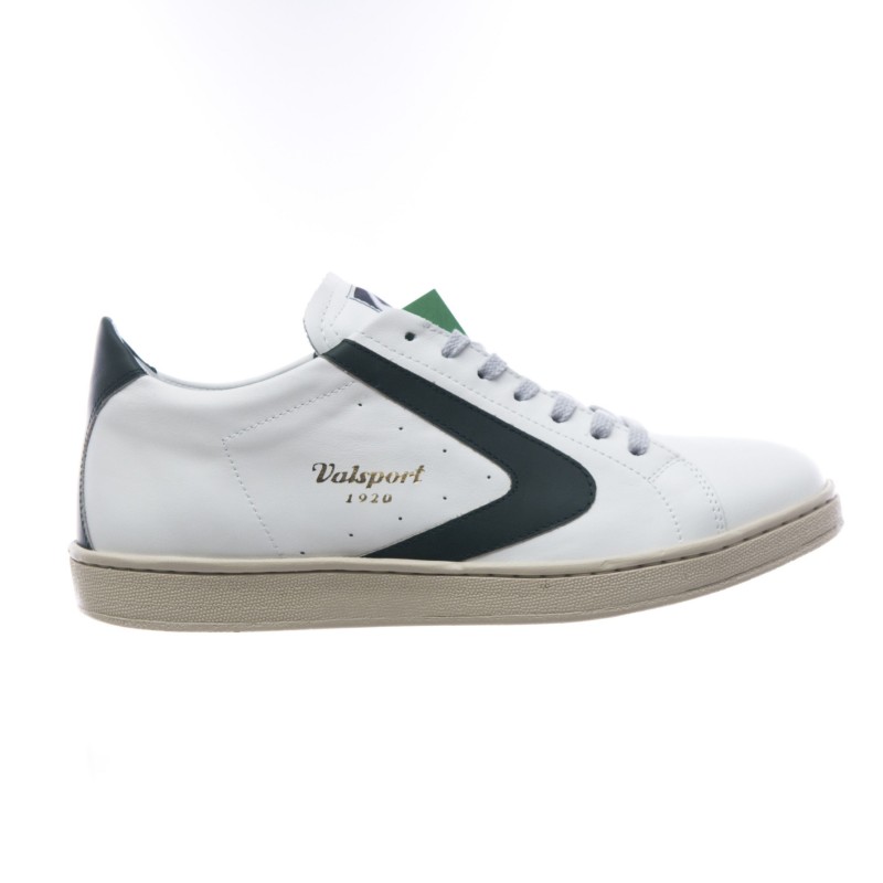 Valsport | Tournament Mix Nappa Sneakers Bianco Evergreen | VAL_VTML0