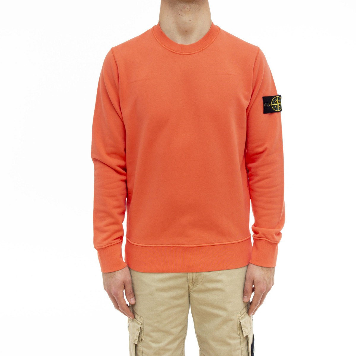 felpa girocollo stone island