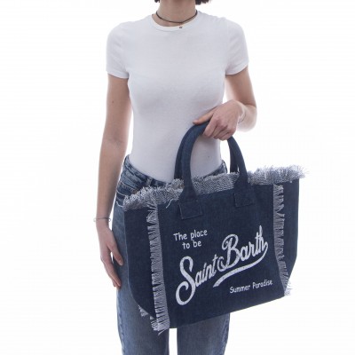 バッグ - バニティキャンバス インディゴ 40x32x20