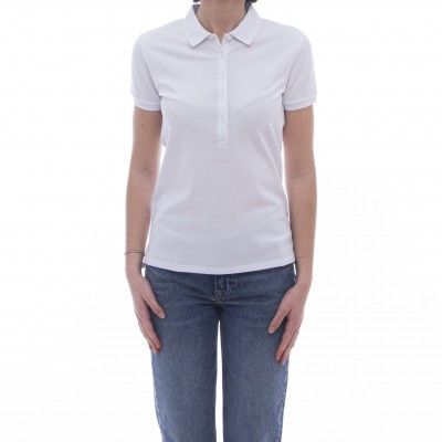 Damen-Poloshirt mit kurzen...