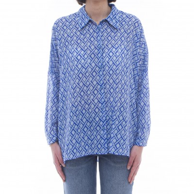 女子用シャツ - 604T210 オーバーサイズシャツ