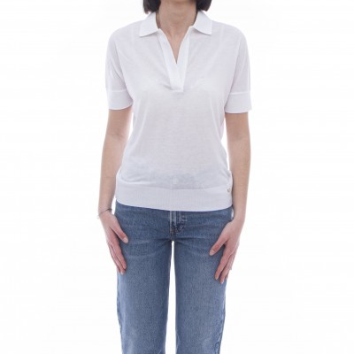 Women's short-sleeved polo...