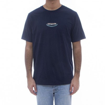 メンズTシャツ - 37847 楕円形ロゴTシャツ