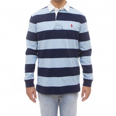 Men's long-sleeved polo...
